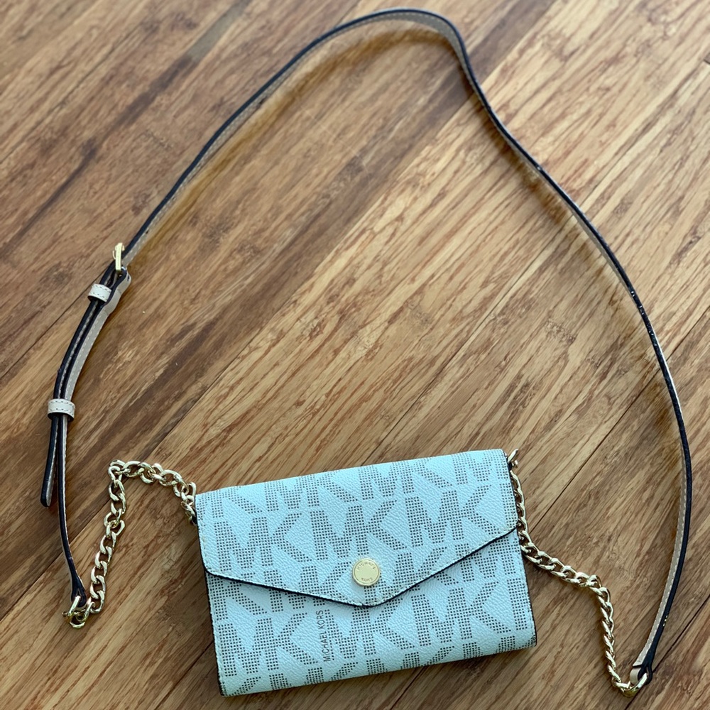 Michael Kors White Clutch